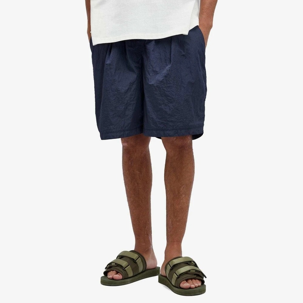 TEATORA PACKABLE METALLIC RESORT SHORTS NAVY Size 2 (JP) S/M (US) - Picture 2 of 6